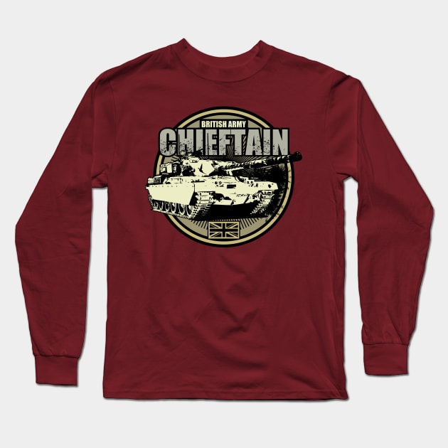 Chieftain Tank Long Sleeve T-Shirt by Firemission45